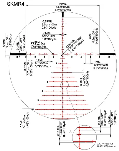 Приціл оптичний KAHLES K 525i CCW 5-25x56 / SKMR4-left - фото 2