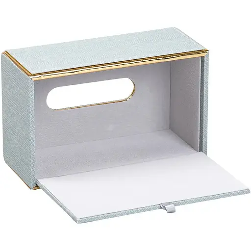 Салфетка Yiwu текстильная 21х13.5х9 см мятная HP-3-118M - фото 4