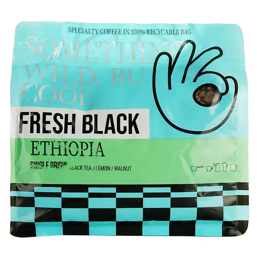Кава в зернах Fresh Black Ethiopia 1 кг - фото 2