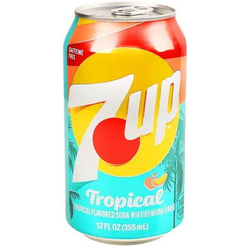 Напиток 7UP Tropical безалкогольный газированный 0.355 л