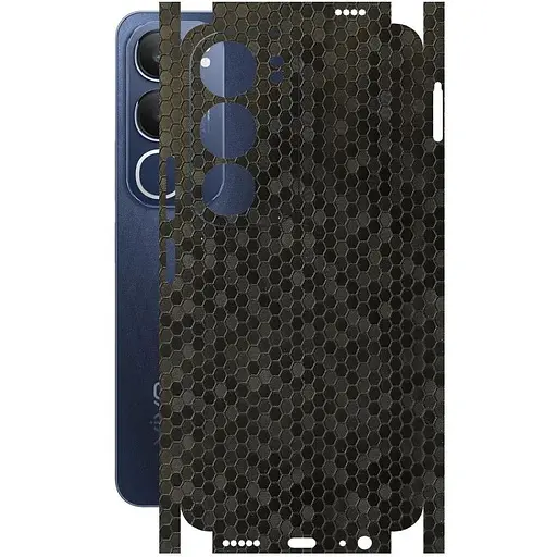 Захисна плівка StatusSKIN для Vivo Y29 5G Корпус Вініл Соти чорні - фото 1