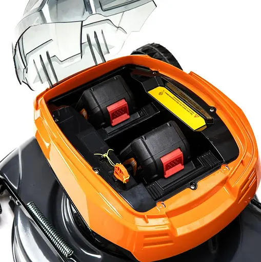 Газонокосарка акумуляторна GTM BLM42 2x18 В + 2 АКБ та 2 ЗП (BLM42_KIT) - фото 3