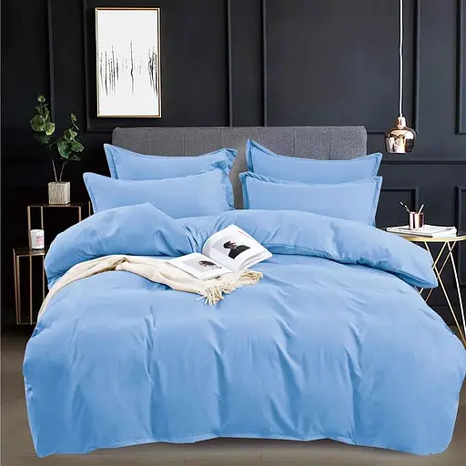 Комплект постельного белья Soho Elle Solo Blue Евро 200x230 см голубой (A130213)