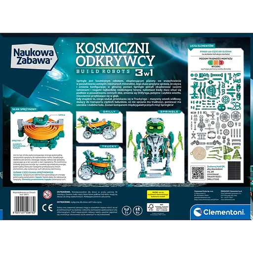 Інтерактивний конструктор Космічний робот 3 в 1 - Clementoni 50873 - фото 6