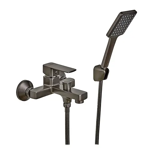 Змішувач для ванни Haiba Kubus 009 Euro graphite HB4007 Графіт - фото 1