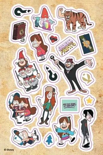 Ґравіті Фолз. Кольоровий мікс. Пригодницька розмальовка - фото 6