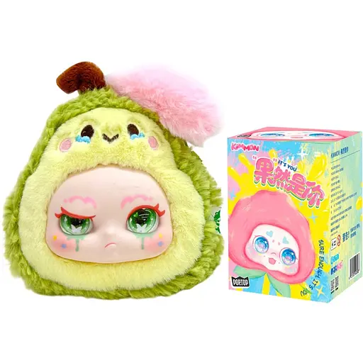 Коллекционная мягкая игрушка с кольцом Забавные фрукты Pop Top 556101 в ассортименте - фото 1