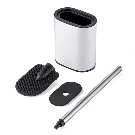 Йоржик для унітазу універсальний Mixxus Premium Diverse-TB0101 white MI7064, Білий матовий - фото 3