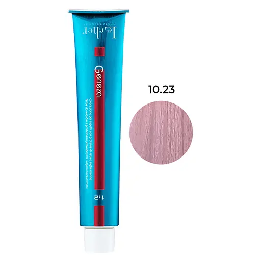 Професійна стійка аміачна крем-фарба для волосся Le Cher Geneza 10.23 (10BA) з протеїнами шовку 100 мл - фото 1