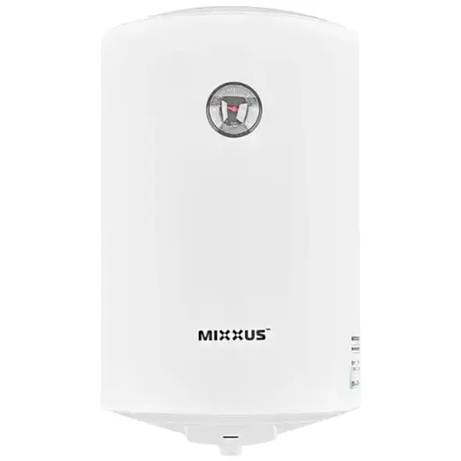 Водонагреватель Mixxus EWH-07080 ROUND WET 80 л, 1.5 кВт, мокрый ТЭН, вертикальный, цилиндрический, белый (WH0602) - фото 1