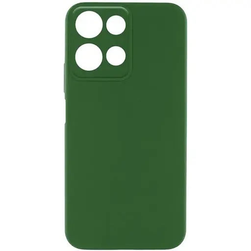 Чохол Silicone Cover Lakshmi Full Camera (AA) для Motorola Moto G75 5G Зелений / Dark green
