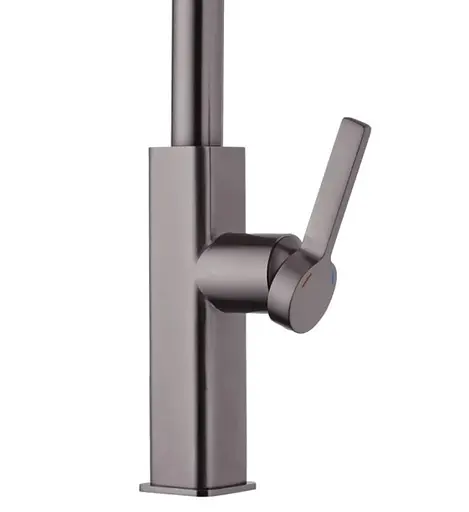 Змішувач для кухні з висувним виливом Kroner KRP Edelstahl Klassisch - PVD03918 (CV032499) - фото 6