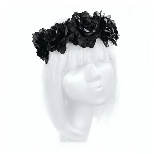 Венок Hanna из роз черный - фото 1