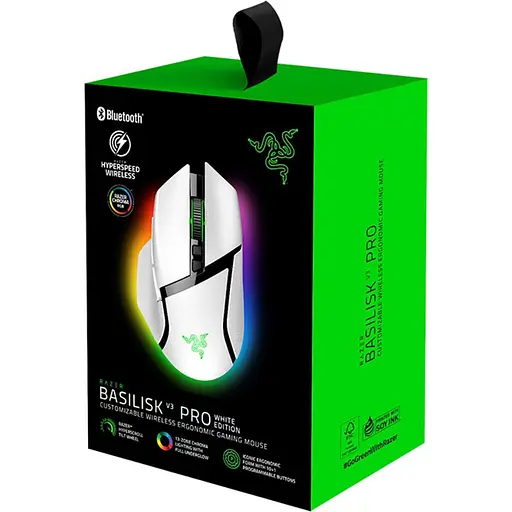 Беспроводная мышь Razer Basilisk V3 Pro Wireless White (RZ01-04620200-R3G1) - фото 7