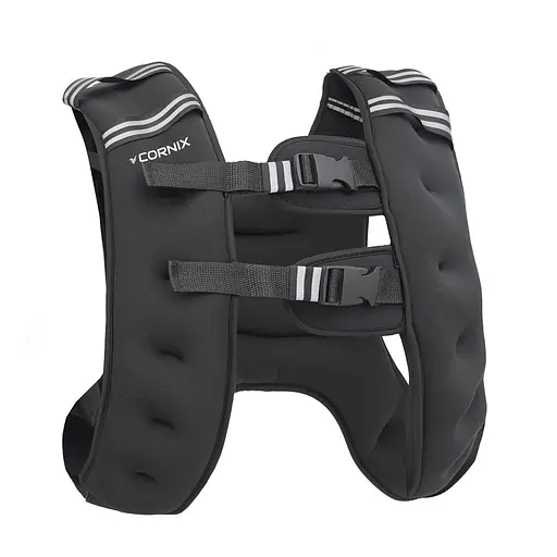 Жилет-утяжелитель для тренировок Weight Vest Cornix XR-0344 Black 8 кг - фото 1