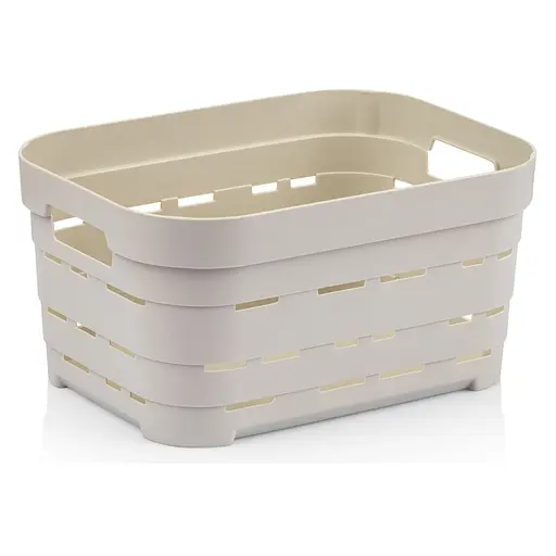 Корзина Idea Home Pyramid без крышки 3.8 л 24x17.5x12 см бежевая (00611 Bej)