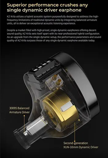 Навушники Knowledge Zenith Krila Black Mic (90404259) - фото 4