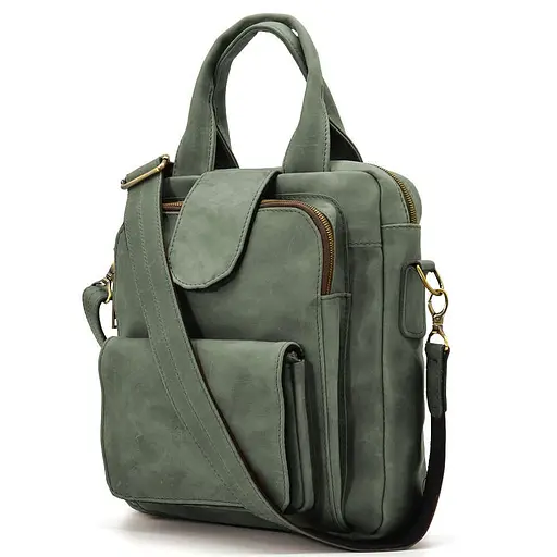 Вертикальна чоловіча сумка TARWA 25.5х7.5х30.5 см sum0028661 - фото 1