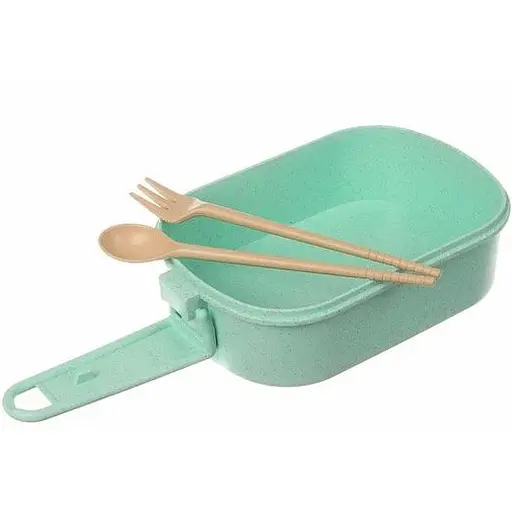 Ланч-бокс Laprida зелений екопластик 800 мл (64-170) - фото 2