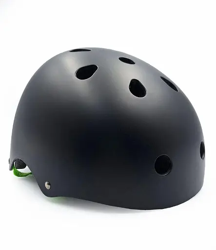 Велосипедний шолом A-Bike ES-001 L (58-62 см) чорний з салатовим (G0001418)