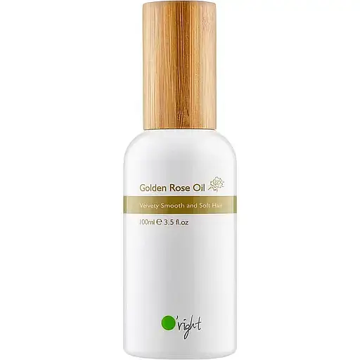 Олія для блондованого волосся O'right Золота троянда органічна 100 мл - фото 1