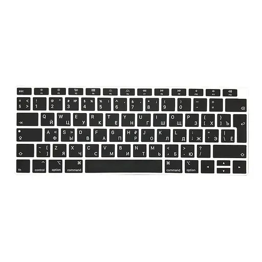 Накладка на клавіатуру DK для Apple MacBook Air 13" Retina 2018 - 2019 USA силікон чорний
