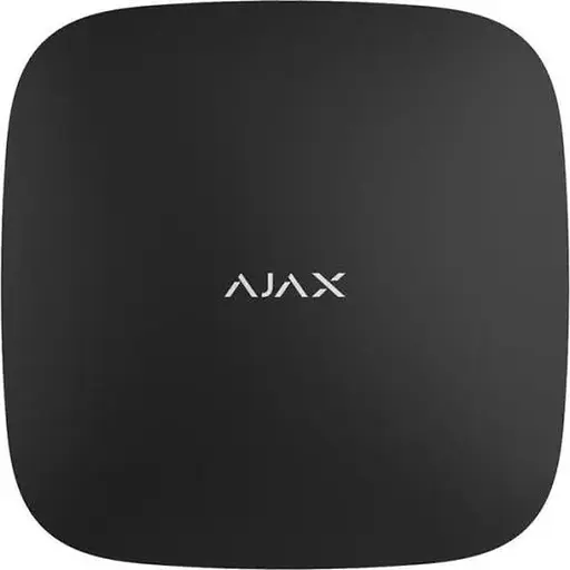 Централь Ajax Hub Plus, Black, GSM 3G / Ethernet / WiFi, до 150 пристроїв, до 99 користувачів, віддалене налаштування, 163х163х36 мм, 350 г