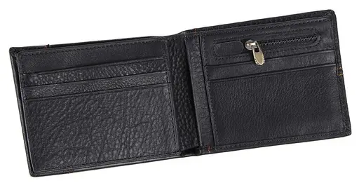 Мужской кожаный кошелек Vintage 12x9.5 см acs0015365 - фото 8