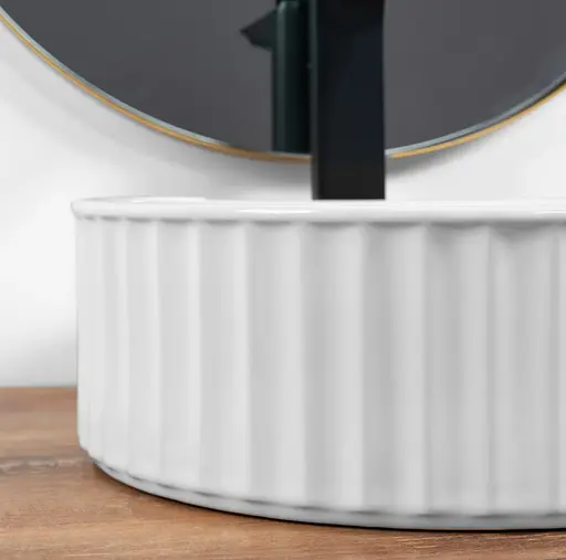 Умивальник Rea Charlotte white накладний REA-U6960, Білий - фото 2