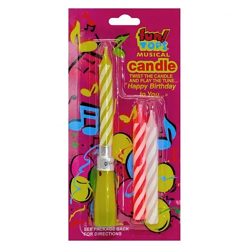 Свічка для торта музична - фото 1