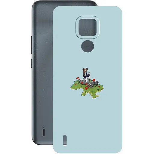 Защитная пленка StatusSKIN для Motorola Moto E7 Корпус Винил Патрон 2 - фото 1