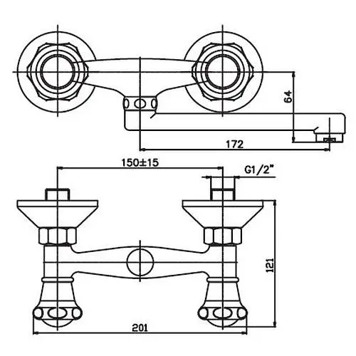 Змішувач для кухні Haiba MEGA 361 (HB0292) - фото 2