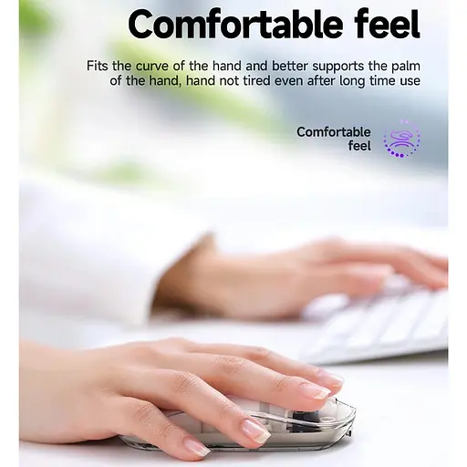 Миша Hoco GM29 Mysterios dual-mode Space White - фото 3