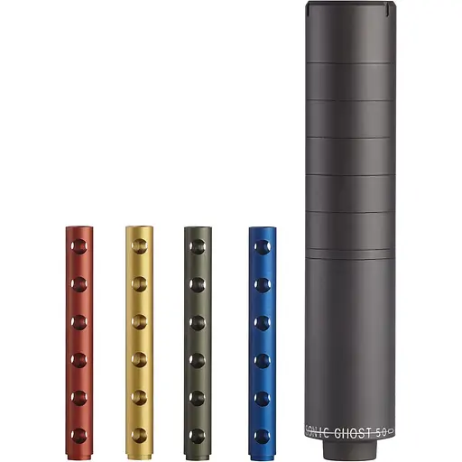 Саундмодератор мультикалиберный Nielsen Sonic Ghost 50 1/2"-28. Калибры 270Win, 7мм, 7мм mag. 30 06, 308Win, 300 Win.mag, 9,3, 375Mag