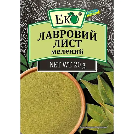 Лист лавровий Еко мелений, 20 г (33524) - фото 1