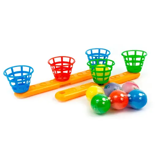 Ігровий набір Баскетбол Mtoys 15142 основа, 5 кошиків, 6 кульок - фото 1