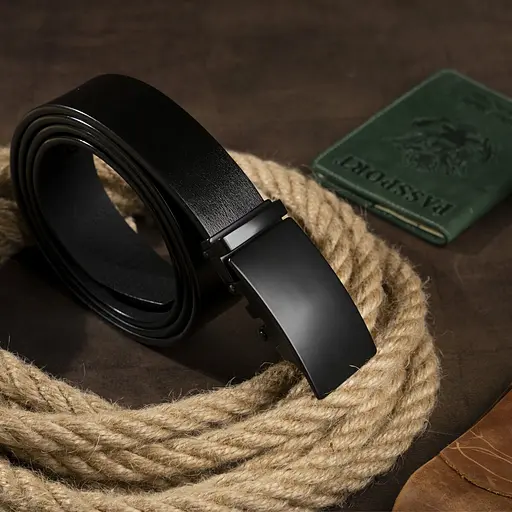 Ремінь шкіряний Vintage чоловічий 115х3,3 см acs0018150 - фото 6