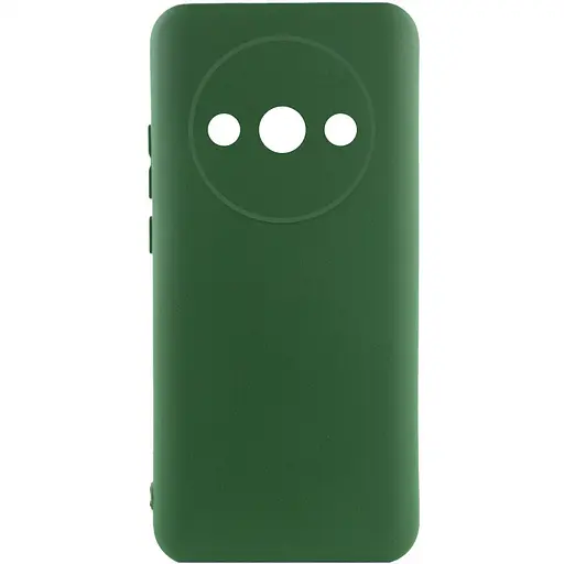 Чохол Lakshmi Silicone Cover Full Camera AA для Xiaomi Redmi A3 Зелений/Dark green