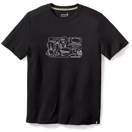 Футболка Smart Wool Merino 150 Backpacker's Tee Black S (1033-SW 16048.001-S)