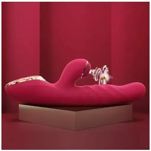 Вибратор-кролик KisToy A-King Max Red - фото 5