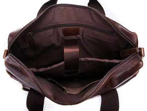 Чоловіча шкіряна сумка Vintage 38х28х8 см sum0012447 - фото 7