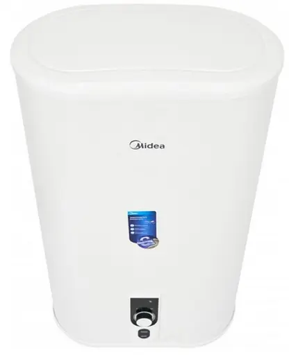 Водонагреватель Midea 50 л, 2 кВт, мокрый ТЭН, вертикальный, прямоугольный, белый (D50-20ED2(W)) - фото 3