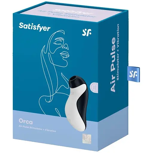 Вакуумний стимулятор із вібрацією Satisfyer Orca - фото 8