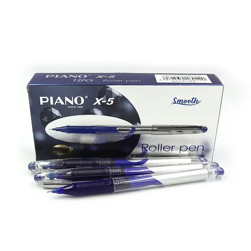 Роллер Piano, синий, 12 шт.