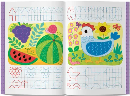 Перші багаторазові прописи. Пальчиковий тренажер. Навчаємося писати правильно - фото 4