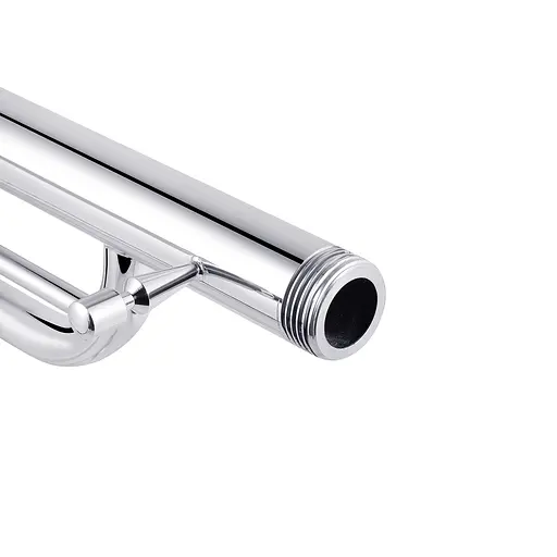 Полотенцесушитель водяной Kroner Фокстрот ФП02 530x500 CV014730, Хром, боковое - фото 4