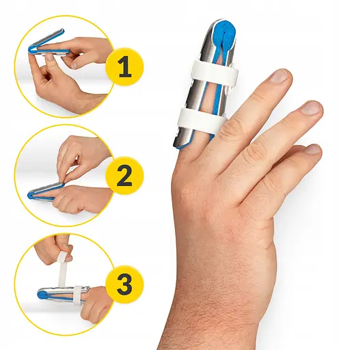 Фіксатор (бандаж) для пальця руки 4FIZJO MED 1 шт Size L (P-5905973407410) - фото 6