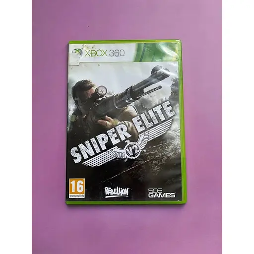 Диск с игрой на Xbox 360 лицензия Sniper Elite V2, игра на Xbox 360 Sniper Elite V2