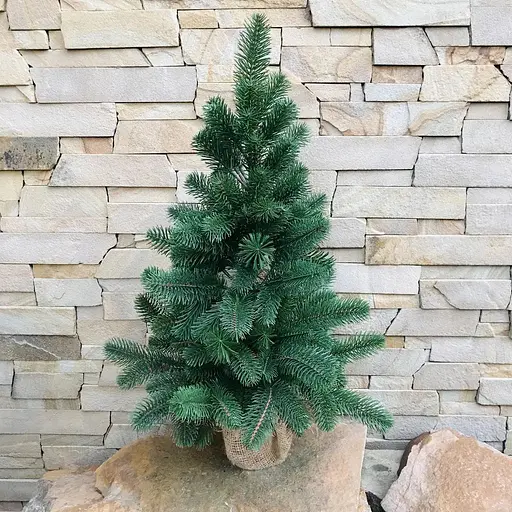 Ялинка Hvoya Premium лита в мішковині 70 см зелена - фото 6