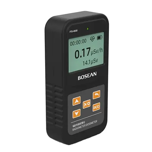 Дозиметр радіометр побутовий, лічильник Гейгера - прилад для вимірювання радіації Bosean FS-600 (100818) - фото 2